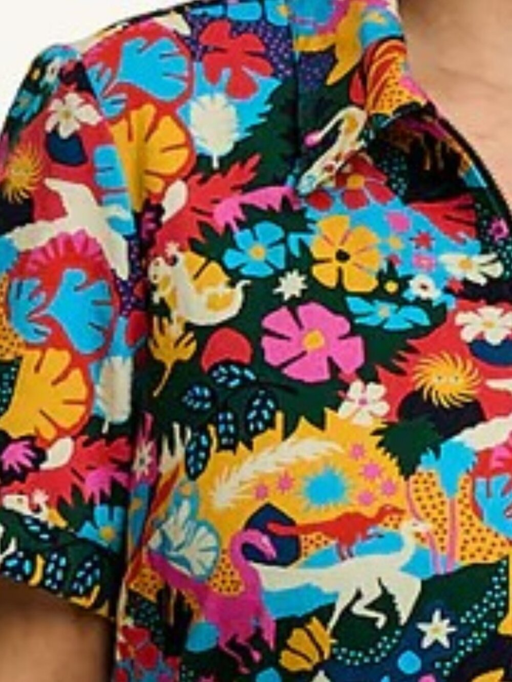 Lucy & Yak L.E. Ragan Jumpsuit Nick Liefhebber Dino Print UK 14 / US 10 NWOT - Picture 4 of 14